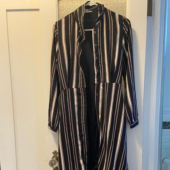 Striped Jumpsuit Dress - this one's for the tall queens! yasss! FREE SHIPPING!! - Picture 4 of 5